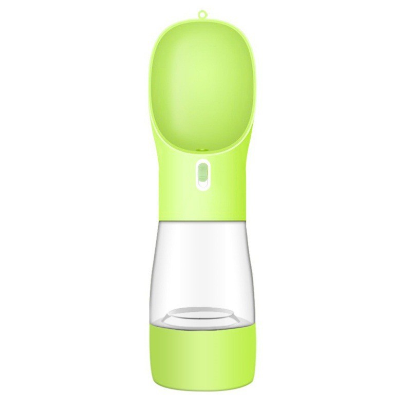 Portable Dog Water Bottle with Built-In Bowl