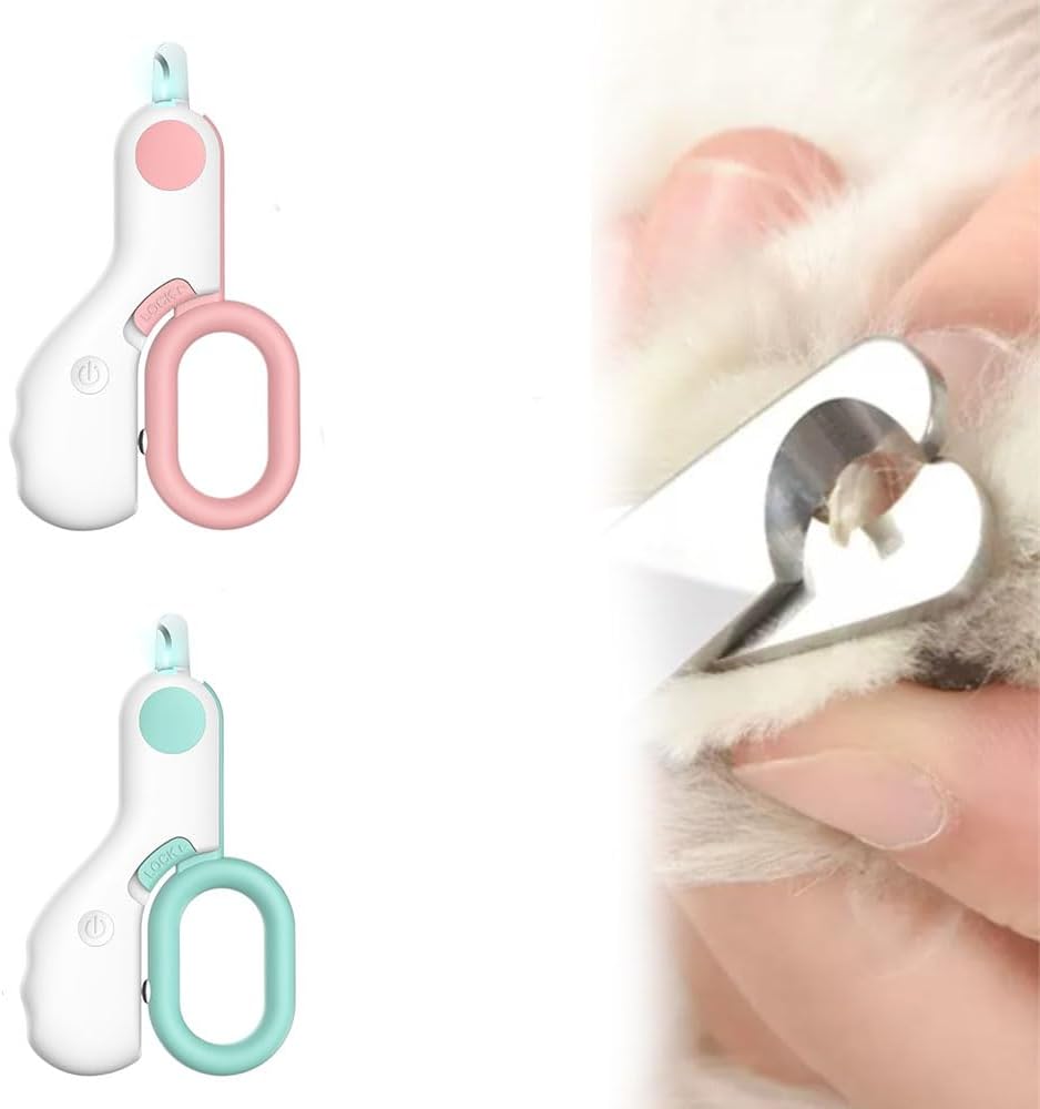 Pet Nail Clipper with LED Light for Precision